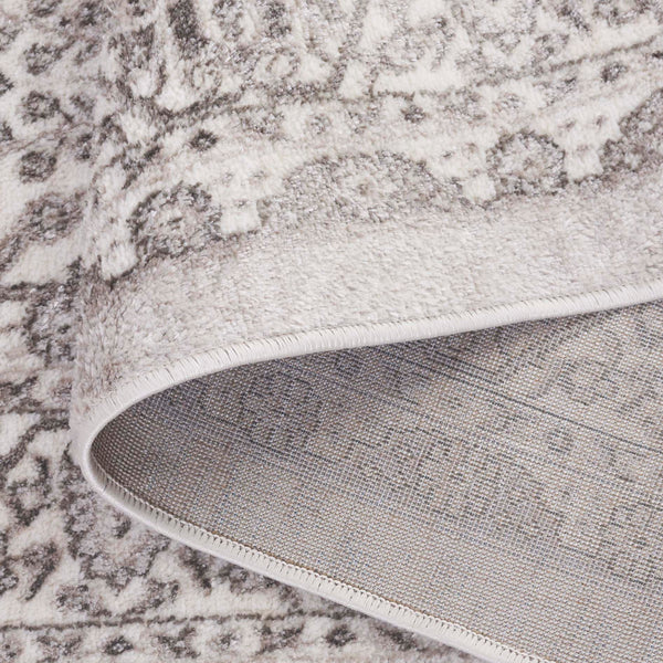 Safavieh Orchard Exquisite Contemporary Area Rug – Premium Turkish Craftsmanship In Elegant Ivory & Silver Ivory ,Silver Polyester Orc216a-5