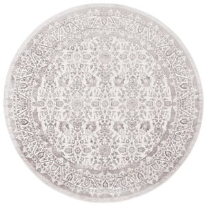 Safavieh Orchard Exquisite Contemporary Area Rug – Premium Turkish Craftsmanship In Elegant Ivory & Silver Ivory ,Silver Polyester Orc216a-5