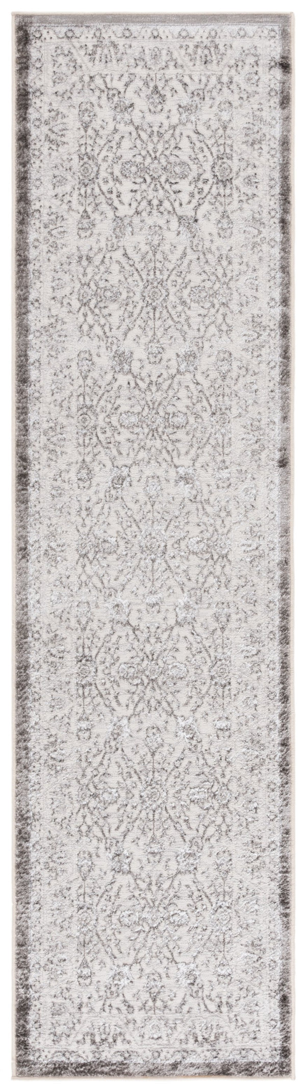 Safavieh Orchard Exquisite Contemporary Area Rug – Premium Turkish Craftsmanship In Elegant Ivory & Silver Grey ,Silver Polyester Orc216f-7sq