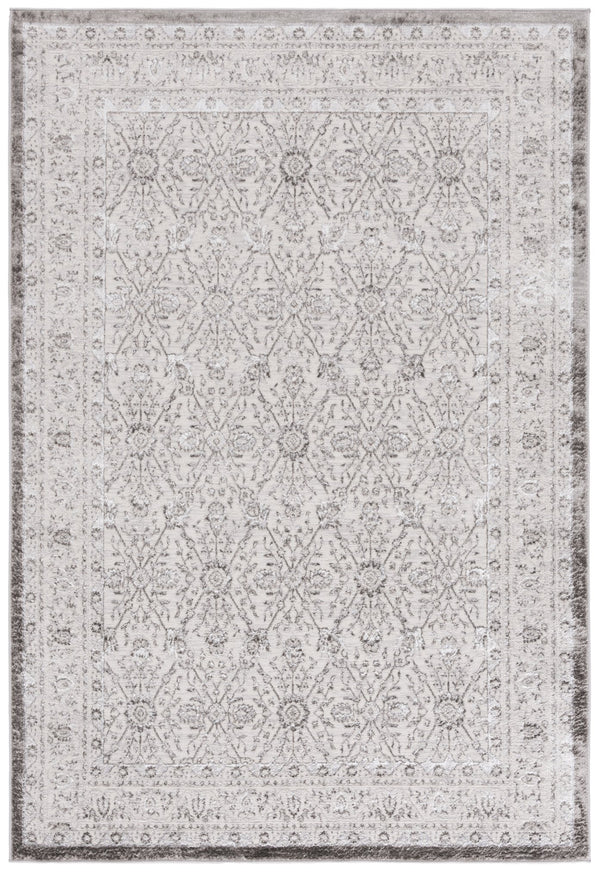 Safavieh Orchard Exquisite Contemporary Area Rug – Premium Turkish Craftsmanship In Elegant Ivory & Silver Grey ,Silver Polyester Orc216f-7sq