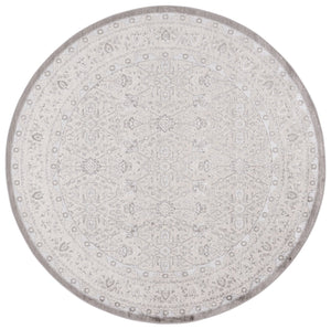 Safavieh Orchard Exquisite Contemporary Area Rug – Premium Turkish Craftsmanship In Elegant Ivory & Silver Grey ,Silver Polyester Orc216f-7sq