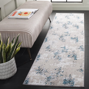 Safavieh Orchard Area Rug - Sophisticated Turkish Design In Elegant Grey And Blue, Perfect For Cozy Living Spaces Grey ,Blue Polyester Orc218f-9