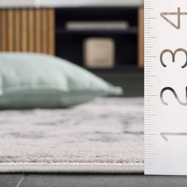 Safavieh Orchard Area Rug - Sophisticated Turkish Design In Elegant Grey And Blue, Perfect For Cozy Living Spaces Grey ,Green Polyester Orc218g-7sq