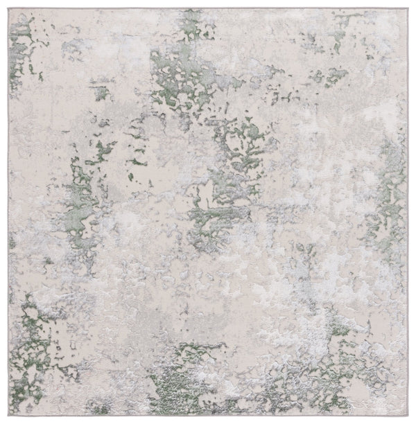 Safavieh Orchard Area Rug - Sophisticated Turkish Design In Elegant Grey And Blue, Perfect For Cozy Living Spaces Grey ,Green Polyester Orc218g-7sq