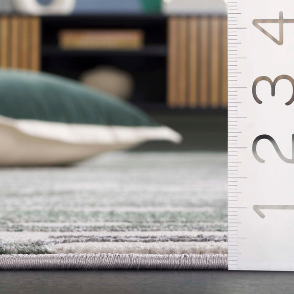 Safavieh Orchard Premium Polyester Area Rug - Elegant Modern Design With Timeless Charm For Any Room Grey ,Green Polyester Orc220f-4