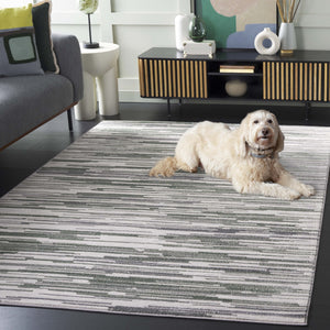 Safavieh Orchard Premium Polyester Area Rug - Elegant Modern Design With Timeless Charm For Any Room Grey ,Green Polyester Orc220f-4