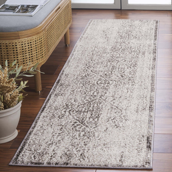 Safavieh Orchard Luxurious Area Rug - Modern Grey & Silver Design, Soft Polyester For Comfort & Durability Grey ,Silver Polyester Orc224f-7r