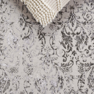 Safavieh Orchard Luxurious Area Rug - Modern Grey & Silver Design, Soft Polyester For Comfort & Durability Grey ,Silver Polyester Orc224f-7r