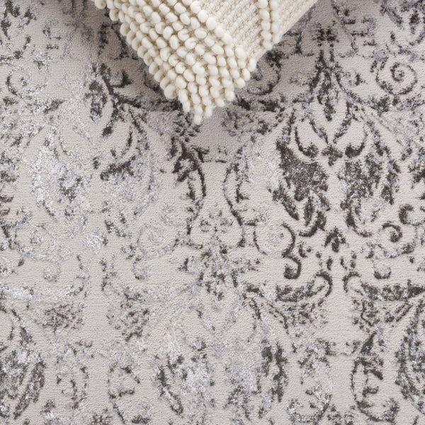 Safavieh Orchard Luxurious Area Rug - Modern Grey & Silver Design, Soft Polyester For Comfort & Durability Grey ,Silver Polyester Orc224f-7r