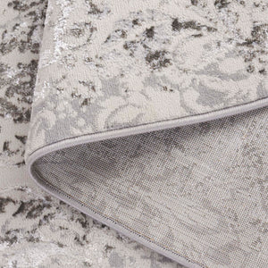 Safavieh Orchard Luxurious Area Rug - Modern Grey & Silver Design, Soft Polyester For Comfort & Durability Grey ,Silver Polyester Orc224f-7r