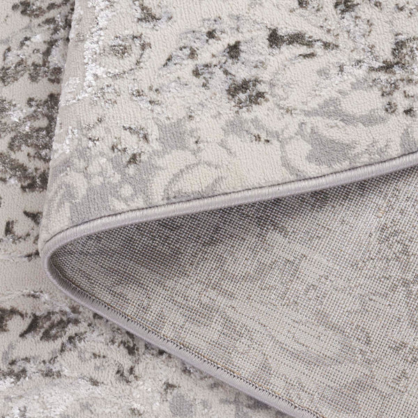 Safavieh Orchard Luxurious Area Rug - Modern Grey & Silver Design, Soft Polyester For Comfort & Durability Grey ,Silver Polyester Orc224f-7r