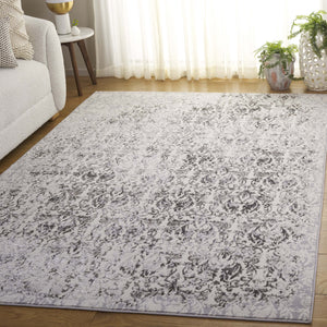 Safavieh Orchard Luxurious Area Rug - Modern Grey & Silver Design, Soft Polyester For Comfort & Durability Grey ,Silver Polyester Orc224f-7r