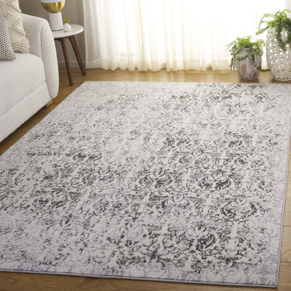 Safavieh Orchard Luxurious Area Rug - Modern Grey & Silver Design, Soft Polyester For Comfort & Durability Grey ,Silver Polyester Orc224f-7r