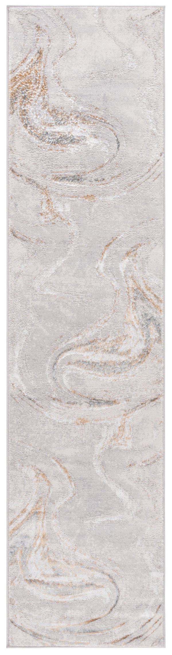 Safavieh Orchard Area Rug - Contemporary Turkish Design With Luxurious Grey And Gold, Durable & Easy Care Grey ,Gold Polyester Orc617h-10sq