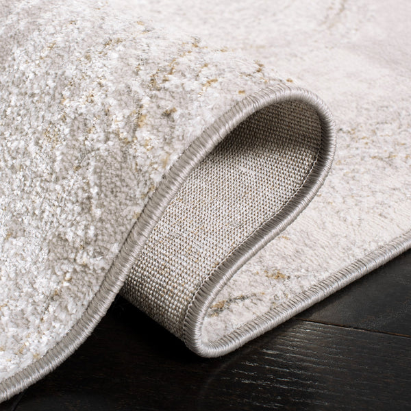 Safavieh Orchard Area Rug - Contemporary Turkish Design With Luxurious Grey And Gold, Durable & Easy Care Grey ,Gold Polyester Orc617h-10sq