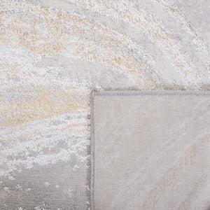 Safavieh Orchard Area Rug - Contemporary Turkish Design With Luxurious Grey And Gold, Durable & Easy Care Grey ,Gold Polyester Orc617h-10sq