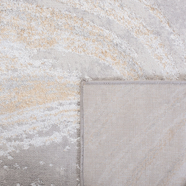 Safavieh Orchard Area Rug - Contemporary Turkish Design With Luxurious Grey And Gold, Durable & Easy Care Grey ,Gold Polyester Orc617h-10sq