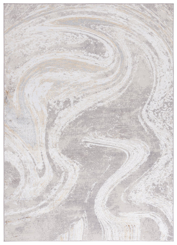 Safavieh Orchard Area Rug - Contemporary Turkish Design With Luxurious Grey And Gold, Durable & Easy Care Grey ,Gold Polyester Orc617h-10sq