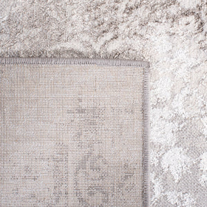 Safavieh Orchard Transitional Area Rug - Elegant Turkish Design, Soft Polyester, Oeko-tex Certified Comfort Grey ,Light Grey Polyester Orc684h-7sq