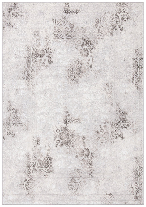 Safavieh Orchard Transitional Area Rug - Elegant Turkish Design, Soft Polyester, Oeko-tex Certified Comfort Grey ,Light Grey Polyester Orc684h-7sq