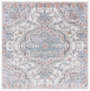 Safavieh Oregon Traditional-style Rug In Elegant Grey And Blue For Timeless Home Décor And Comfort Grey ,Blue 80% Polypropylene,20% Polyester Ore812f-212
