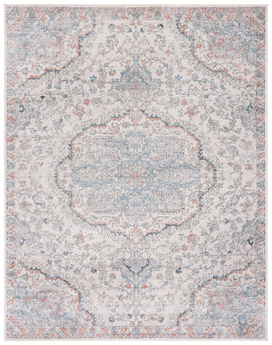 Safavieh Oregon Traditional-style Rug In Elegant Grey And Blue For Timeless Home Décor And Comfort Grey ,Blue 80% Polypropylene,20% Polyester Ore812f-212