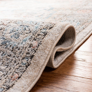 Safavieh Oregon Area Rug In Elegant Grey And Blue Hues, Timeless Design For Luxurious Home Décor Grey ,Blue 80% Polypropylene,20% Polyester Ore813f-3