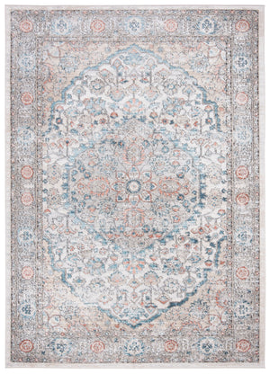 Safavieh Oregon Area Rug In Elegant Grey And Blue Hues, Timeless Design For Luxurious Home Décor Grey ,Blue 80% Polypropylene,20% Polyester Ore813f-3