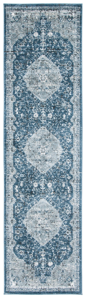 Safavieh Oregon Traditional Area Rug - Timeless Elegance With Intricate Patterns For Classic Home Décor Navy ,Ivory 80% Polypropylene,20% Polyester Ore858n-6