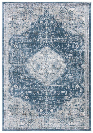 Safavieh Oregon Traditional Area Rug - Timeless Elegance With Intricate Patterns For Classic Home Décor Navy ,Ivory 80% Polypropylene,20% Polyester Ore858n-6