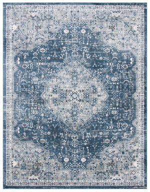 Safavieh Oregon Traditional Area Rug - Timeless Elegance With Intricate Patterns For Classic Home Décor Navy ,Ivory 80% Polypropylene,20% Polyester Ore858n-6