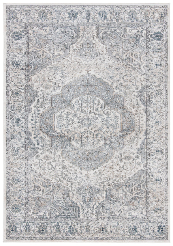 Safavieh Oregon Oversized Ivory/Grey Area Rug - 11x15 Ft Plush Comfort, Durable Power Loomed Elegance Ivory ,Grey 80% Polypropylene,20% Polyester Ore867a-1115