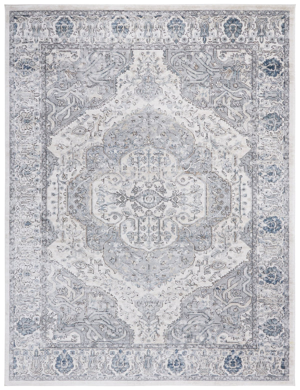 Safavieh Oregon Oversized Ivory/Grey Area Rug - 11x15 Ft Plush Comfort, Durable Power Loomed Elegance Ivory ,Grey 80% Polypropylene,20% Polyester Ore867a-1115
