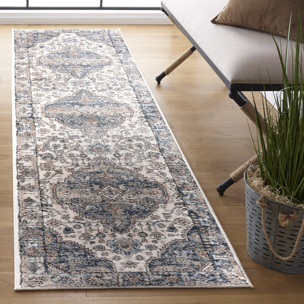 Safavieh Oregon Exquisite Turkish Area Rug - Timeless Design With Intricate Patterns For Elegant Interiors Beige ,Grey 80% Polypropylene,20% Polyester Ore870b-7sq