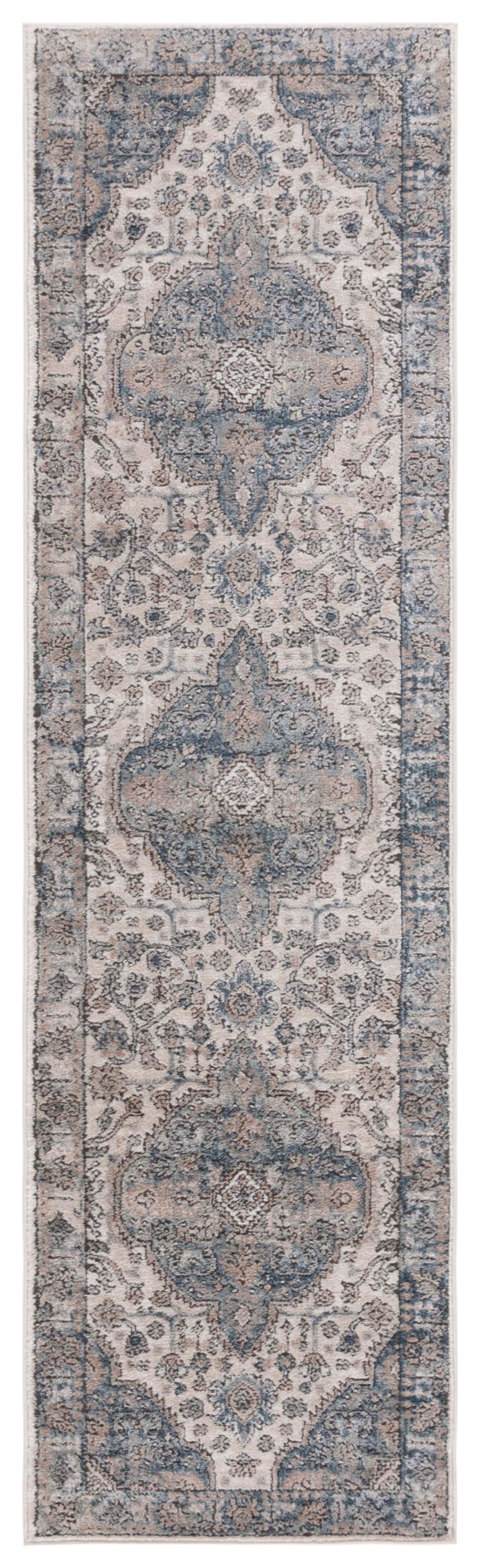 Safavieh Oregon Exquisite Turkish Area Rug - Timeless Design With Intricate Patterns For Elegant Interiors Beige ,Grey 80% Polypropylene,20% Polyester Ore870b-7sq