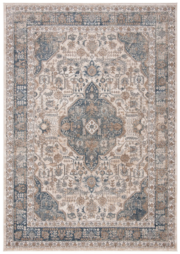 Safavieh Oregon Exquisite Turkish Area Rug - Timeless Design With Intricate Patterns For Elegant Interiors Beige ,Grey 80% Polypropylene,20% Polyester Ore870b-7sq