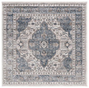 Safavieh Oregon Exquisite Turkish Area Rug - Timeless Design With Intricate Patterns For Elegant Interiors Beige ,Grey 80% Polypropylene,20% Polyester Ore870b-7sq