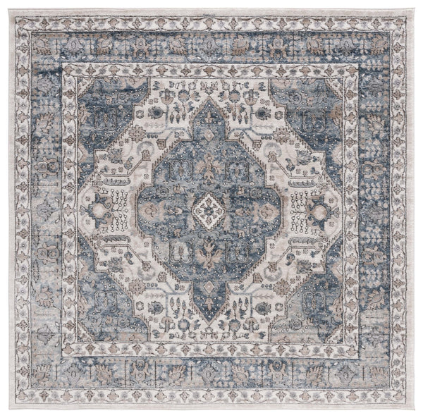 Safavieh Oregon Exquisite Turkish Area Rug - Timeless Design With Intricate Patterns For Elegant Interiors Beige ,Grey 80% Polypropylene,20% Polyester Ore870b-7sq