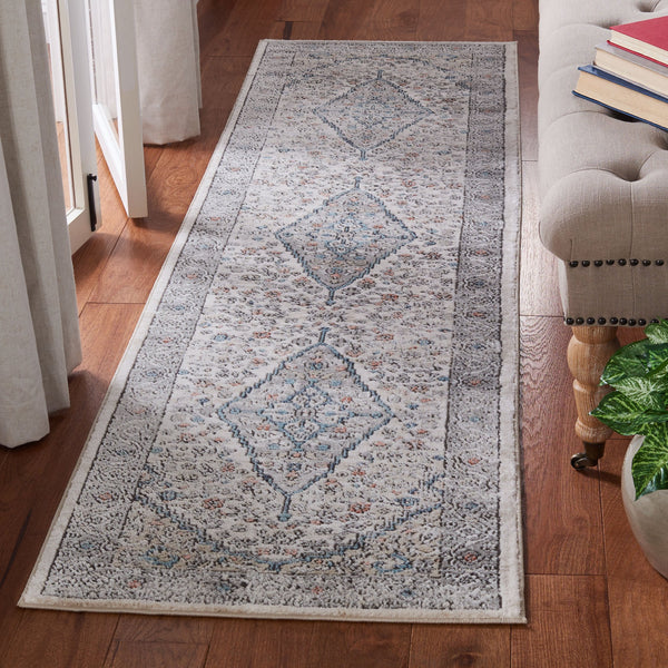Safavieh Oregon Traditional Area Rug - Timeless Grey And Ivory Design For Elegant Home Decor Solutions Grey ,Ivory 80% Polypropylene,20% Polyester Ore876f-4