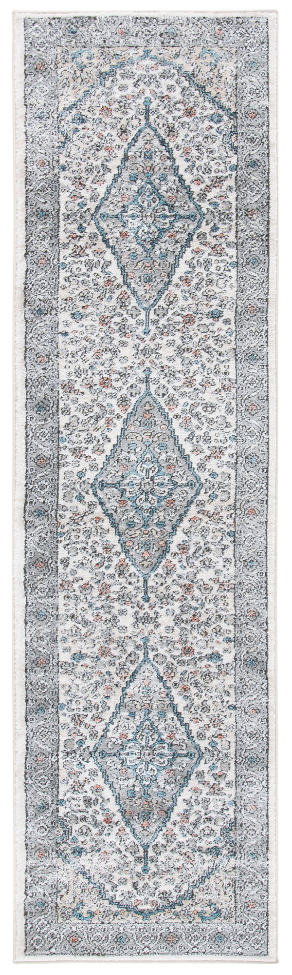 Safavieh Oregon Traditional Area Rug - Timeless Grey And Ivory Design For Elegant Home Decor Solutions Grey ,Ivory 80% Polypropylene,20% Polyester Ore876f-4