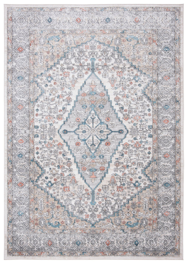 Safavieh Oregon Traditional Area Rug - Timeless Grey And Ivory Design For Elegant Home Decor Solutions Grey ,Ivory 80% Polypropylene,20% Polyester Ore876f-4