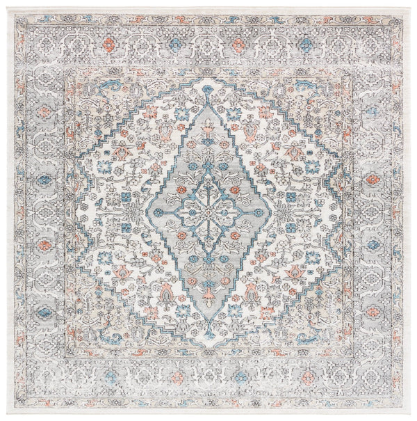 Safavieh Oregon Traditional Area Rug - Timeless Grey And Ivory Design For Elegant Home Decor Solutions Grey ,Ivory 80% Polypropylene,20% Polyester Ore876f-4