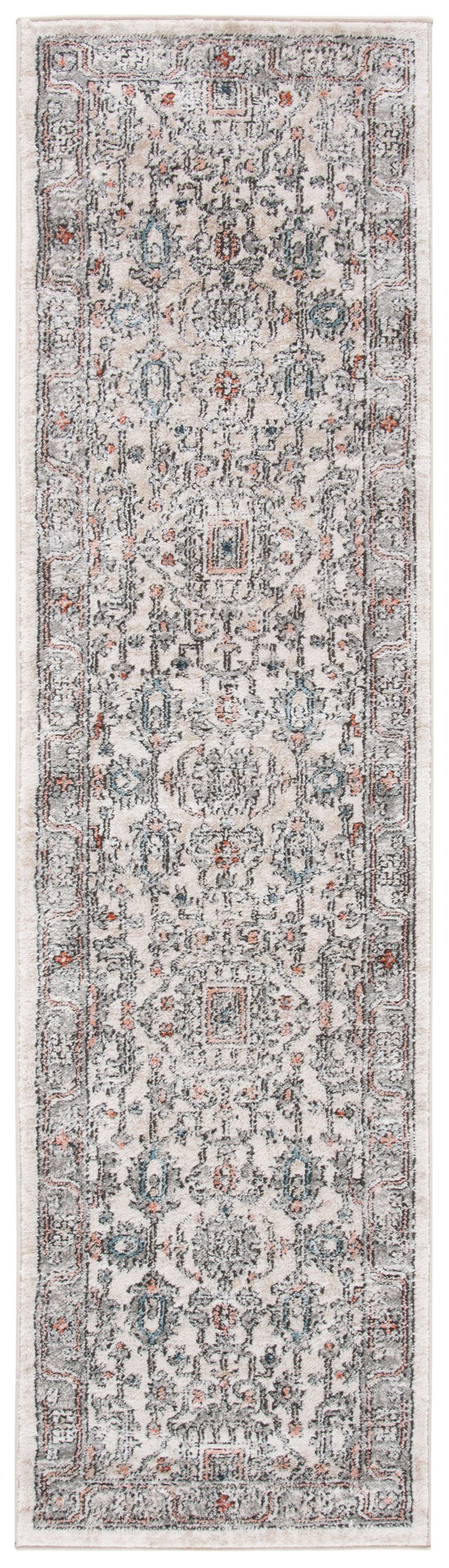Safavieh Oregon Traditional Area Rug - Luxurious Power-loomed Design For Elegant Home Decor And Comfort Grey ,Ivory 80% Polypropylene,20% Polyester Ore877f-4