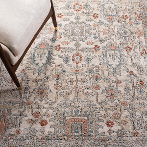 Safavieh Oregon Traditional Area Rug - Luxurious Power-loomed Design For Elegant Home Decor And Comfort Grey ,Ivory 80% Polypropylene,20% Polyester Ore877f-4