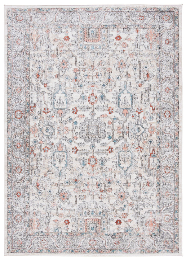 Safavieh Oregon Traditional Area Rug - Luxurious Power-loomed Design For Elegant Home Decor And Comfort Grey ,Ivory 80% Polypropylene,20% Polyester Ore877f-4