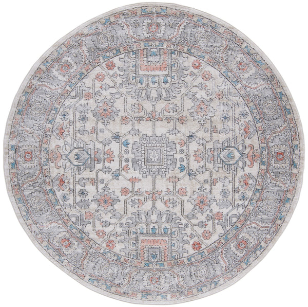 Safavieh Oregon Traditional Area Rug - Luxurious Power-loomed Design For Elegant Home Decor And Comfort Grey ,Ivory 80% Polypropylene,20% Polyester Ore877f-4