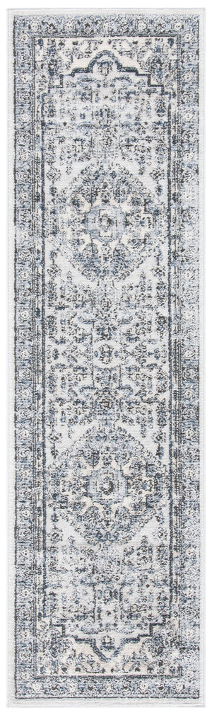 Safavieh Oregon Traditional Area Rug - Luxurious Power-loomed Design For Elegant Home Decor And Comfort Light Blue ,Ivory 80% Polypropylene,20% Polyester Ore877m-28