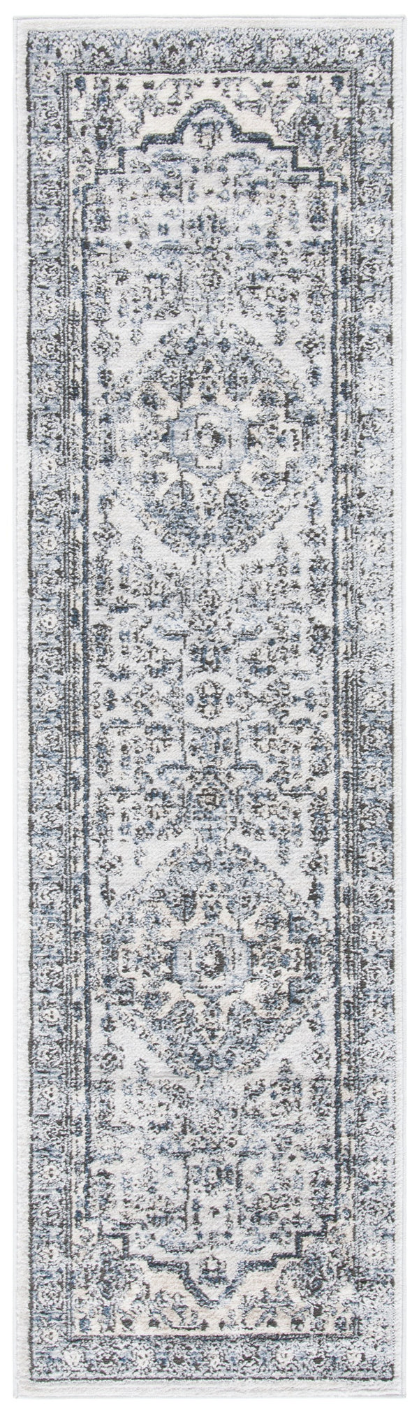 Safavieh Oregon Traditional Area Rug - Luxurious Power-loomed Design For Elegant Home Decor And Comfort Light Blue ,Ivory 80% Polypropylene,20% Polyester Ore877m-28
