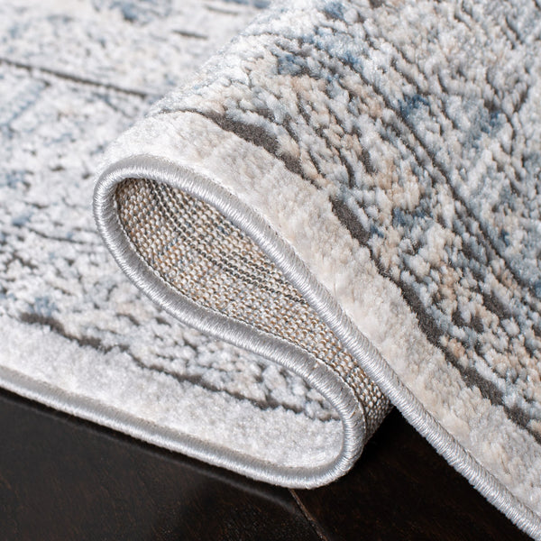 Safavieh Oregon Traditional Area Rug - Luxurious Power-loomed Design For Elegant Home Decor And Comfort Light Blue ,Ivory 80% Polypropylene,20% Polyester Ore877m-28