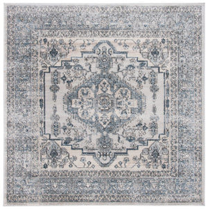 Safavieh Oregon Traditional Area Rug - Luxurious Power-loomed Design For Elegant Home Decor And Comfort Light Blue ,Ivory 80% Polypropylene,20% Polyester Ore877m-28